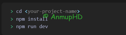 Quick start with vue 3 - AnmupHD